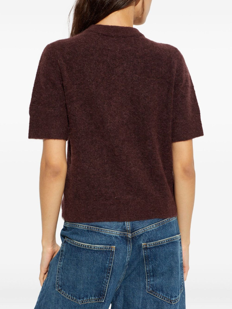 button-fastening short-sleeved cardigan 4