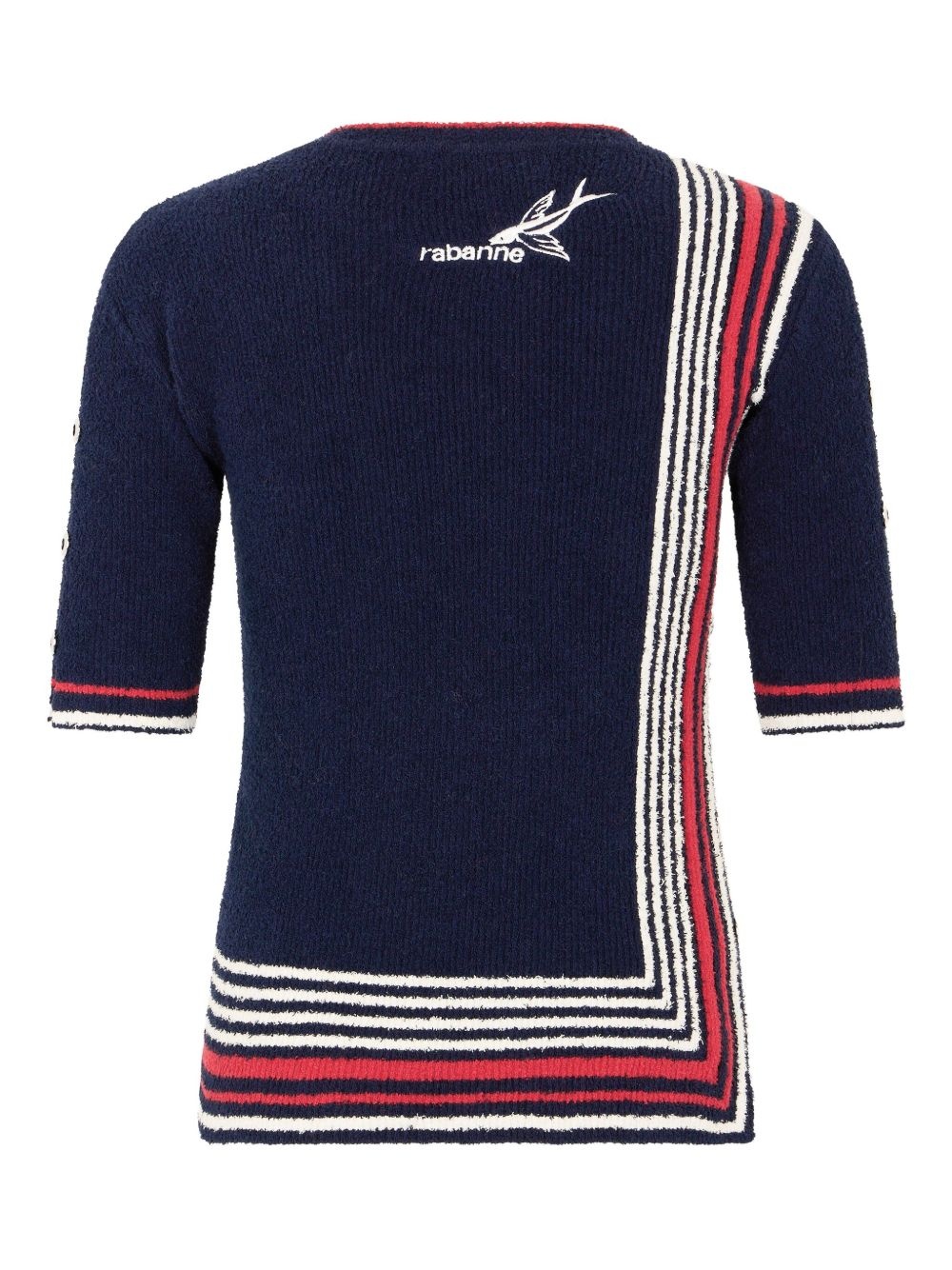 striped knitted top - 4