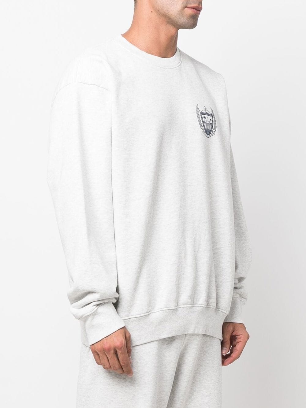 logo crew-neck sweatshirt - 4