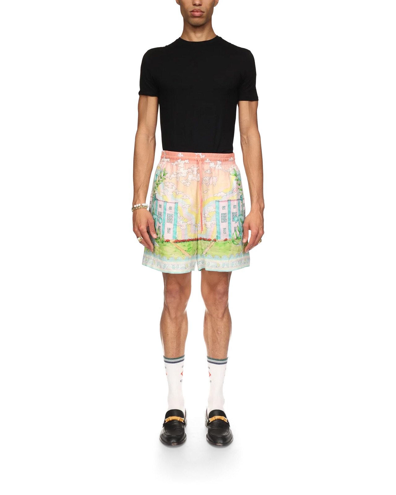 Vase Linen Shorts - 2