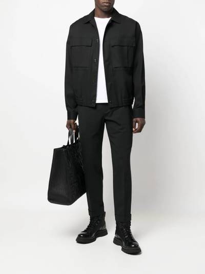 Neil Barrett slim-fit tailored trousers outlook