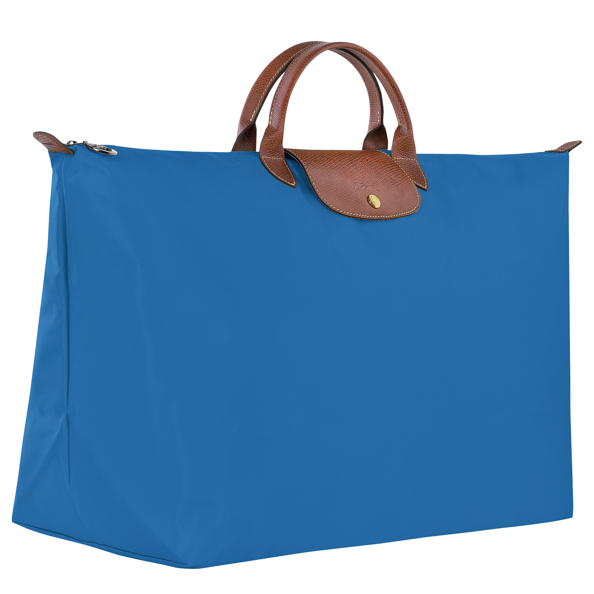 Longchamp Boxford Canvas & Leather Travel Bag - Blue