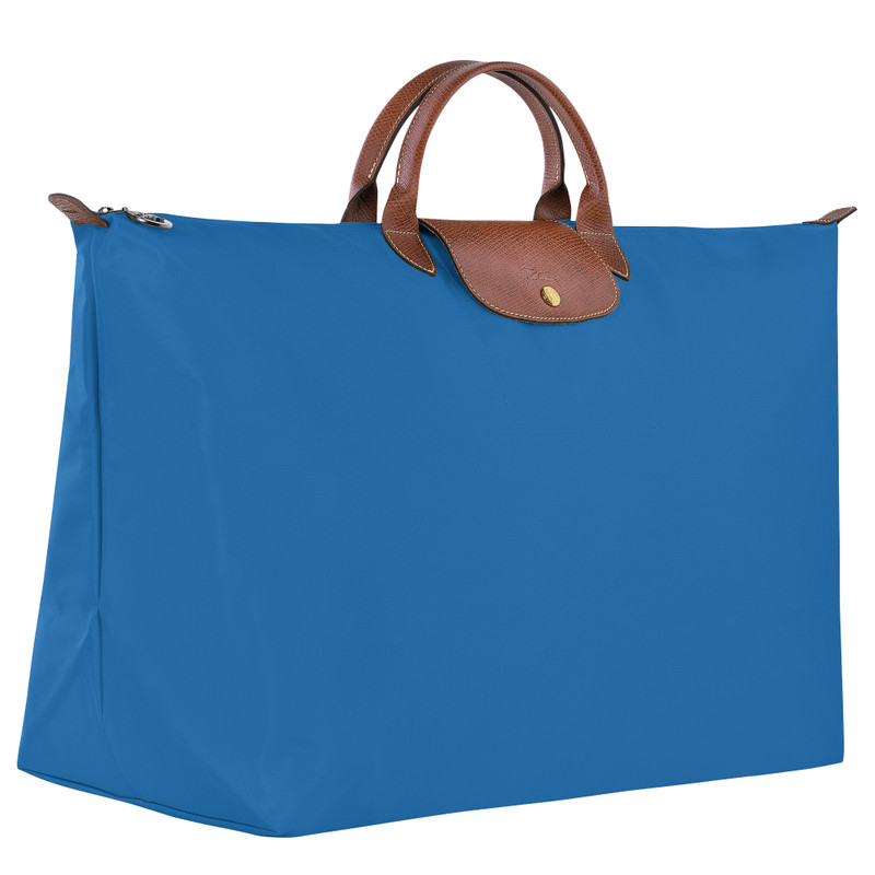 Longchamp Le Pliage Original M Travel bag Cobalt - Recycled canvas outlook