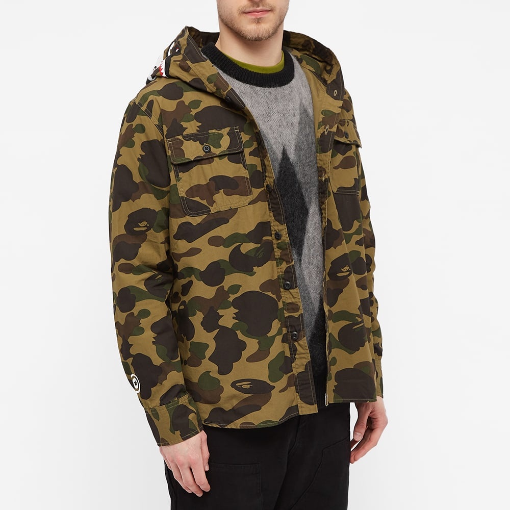 A Bathing Ape 1st Camo Shark Hoody Shirt - 4