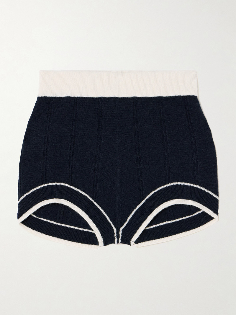 늑골된 cashmere 반바지 주요 특징 1