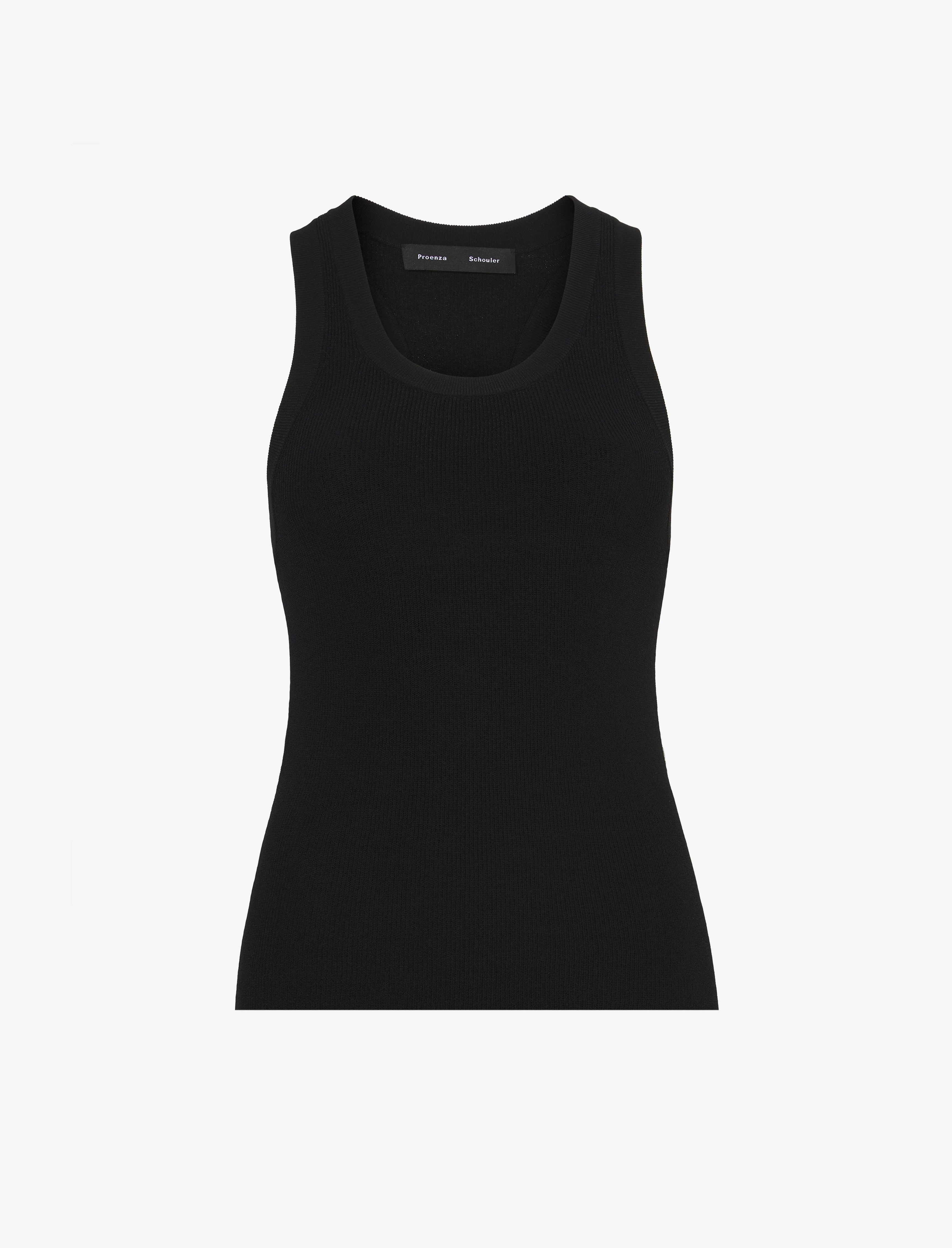 Roberts Knit Tank in Matte Viscose Rib - 1