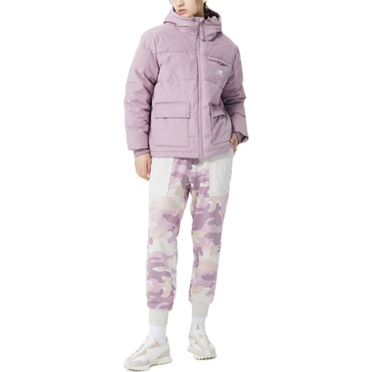 (WMNS) New Balance Classic Puffer Jacket 'Purple' AWJ23335-LCK - 3