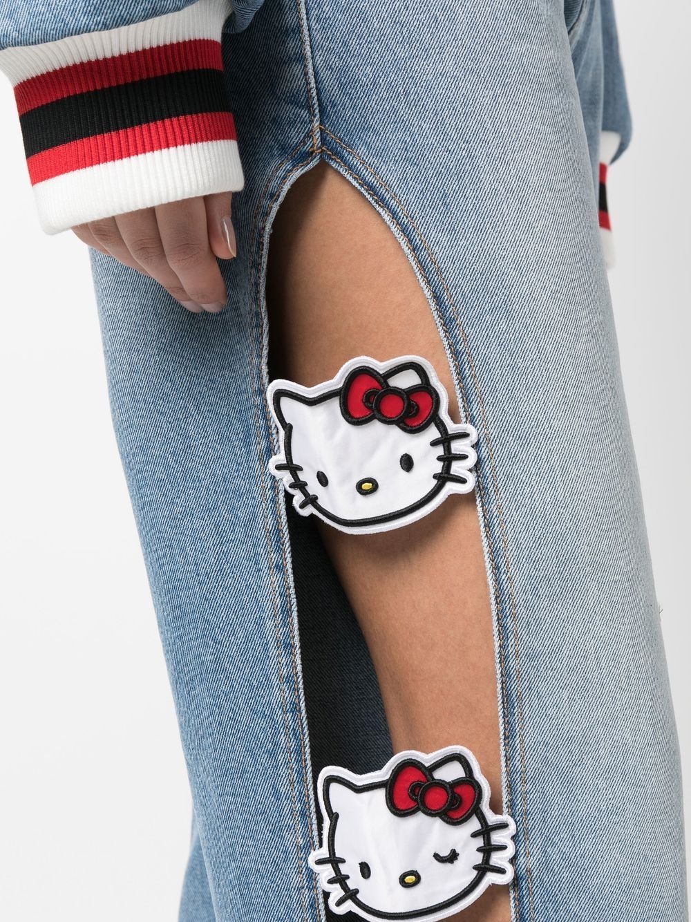 Hello Kitty cut-out jeans - 5