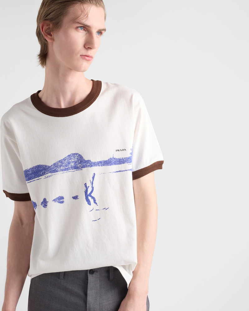 Printed cotton T-shirt 3