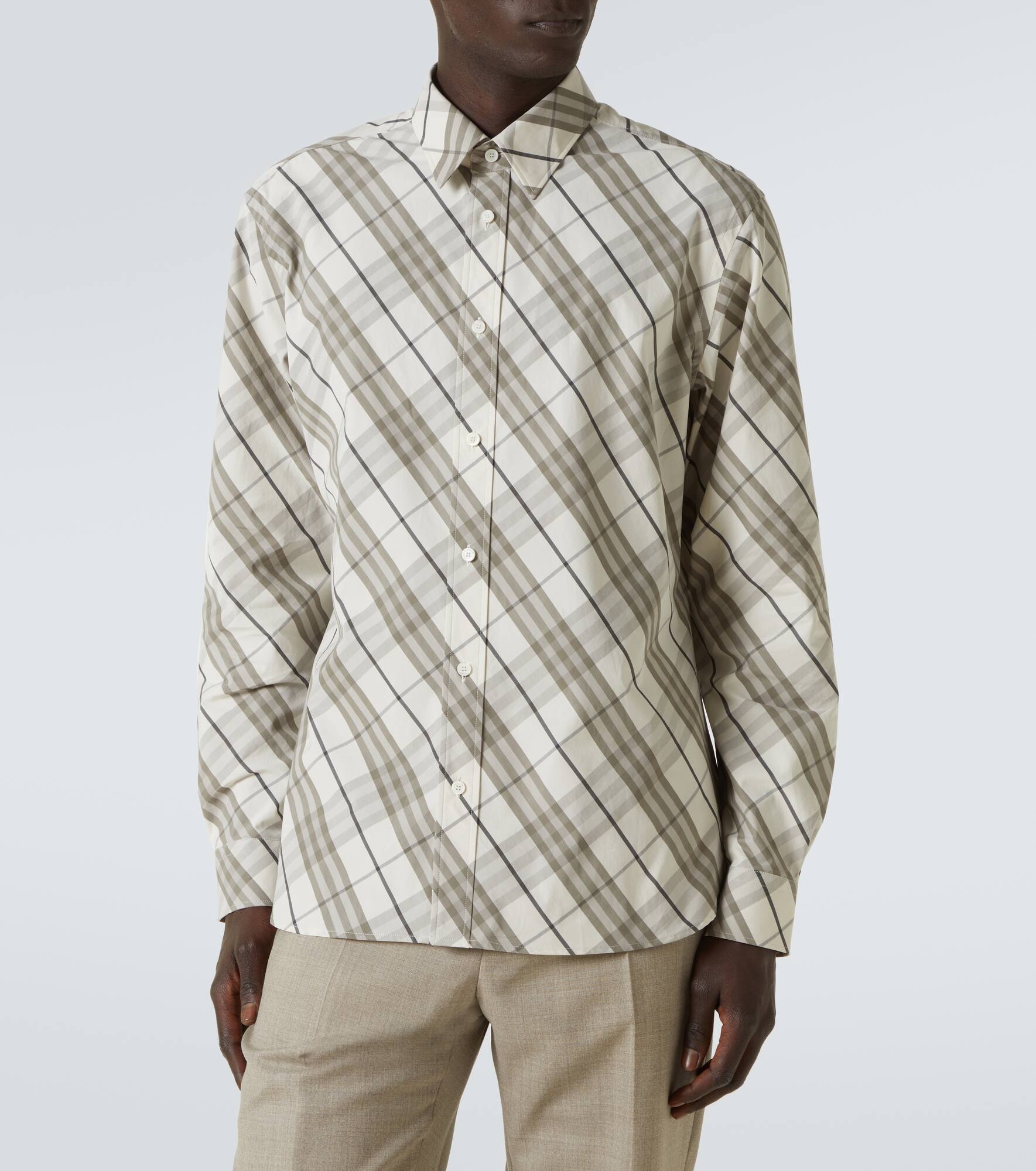 Burberry Check cotton overshirt - 3