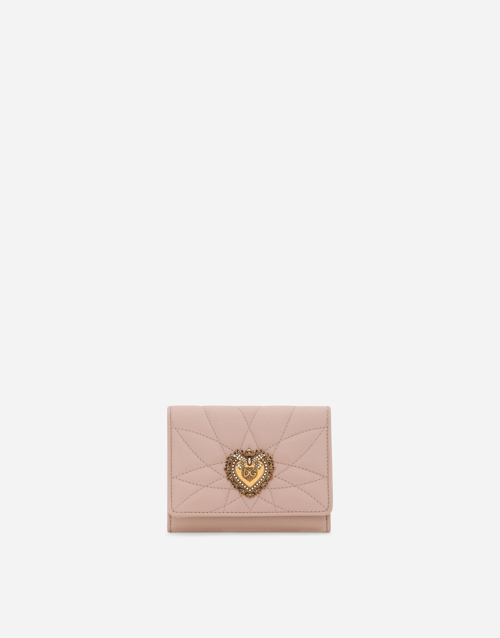 Small Devotion wallet in quilted nappa leather - 1