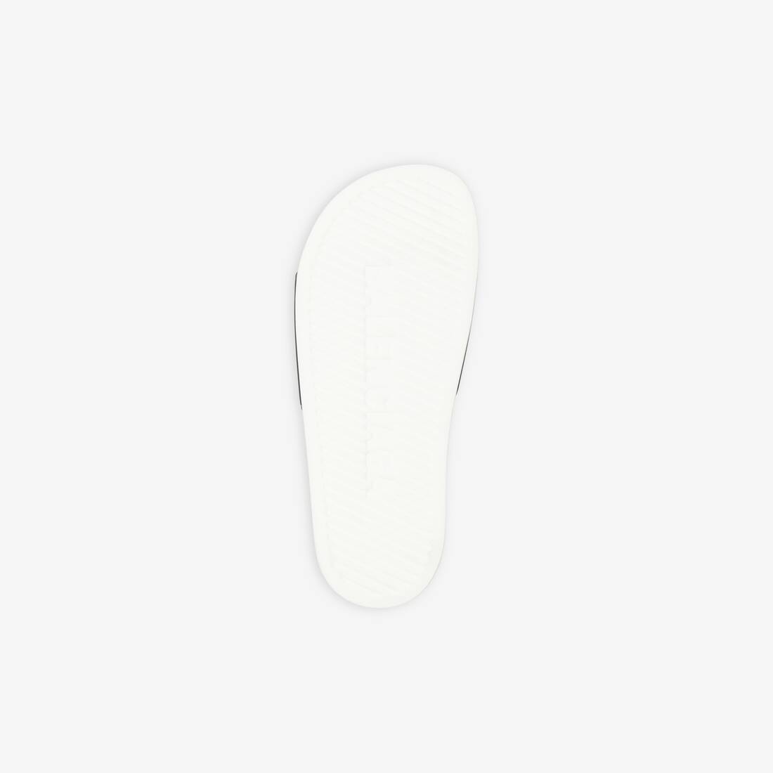 Women's Pool Slide Sandal in White/black - 6