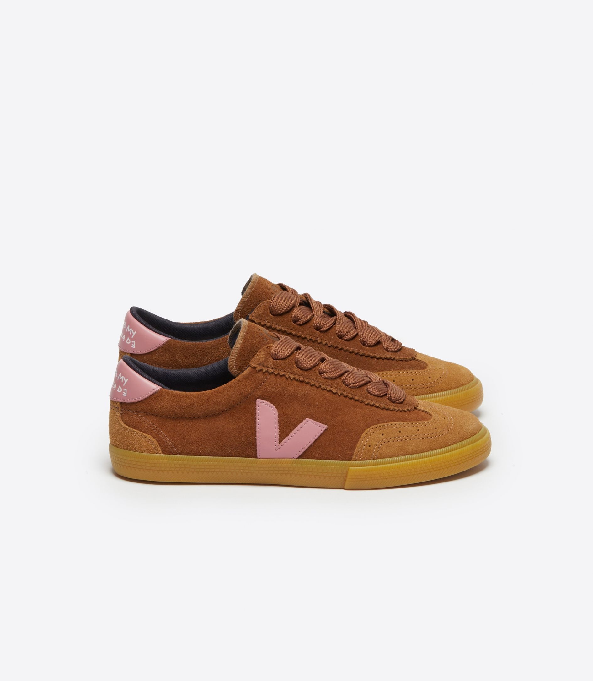 VOLLEY SUEDE VEJA X MAKE MY LEMONADE COGNAC MARY - 1