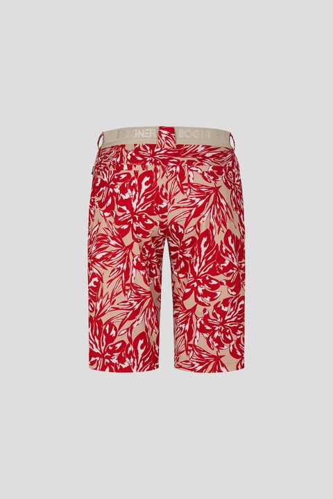 Zita functional shorts in Red/Beige - 6