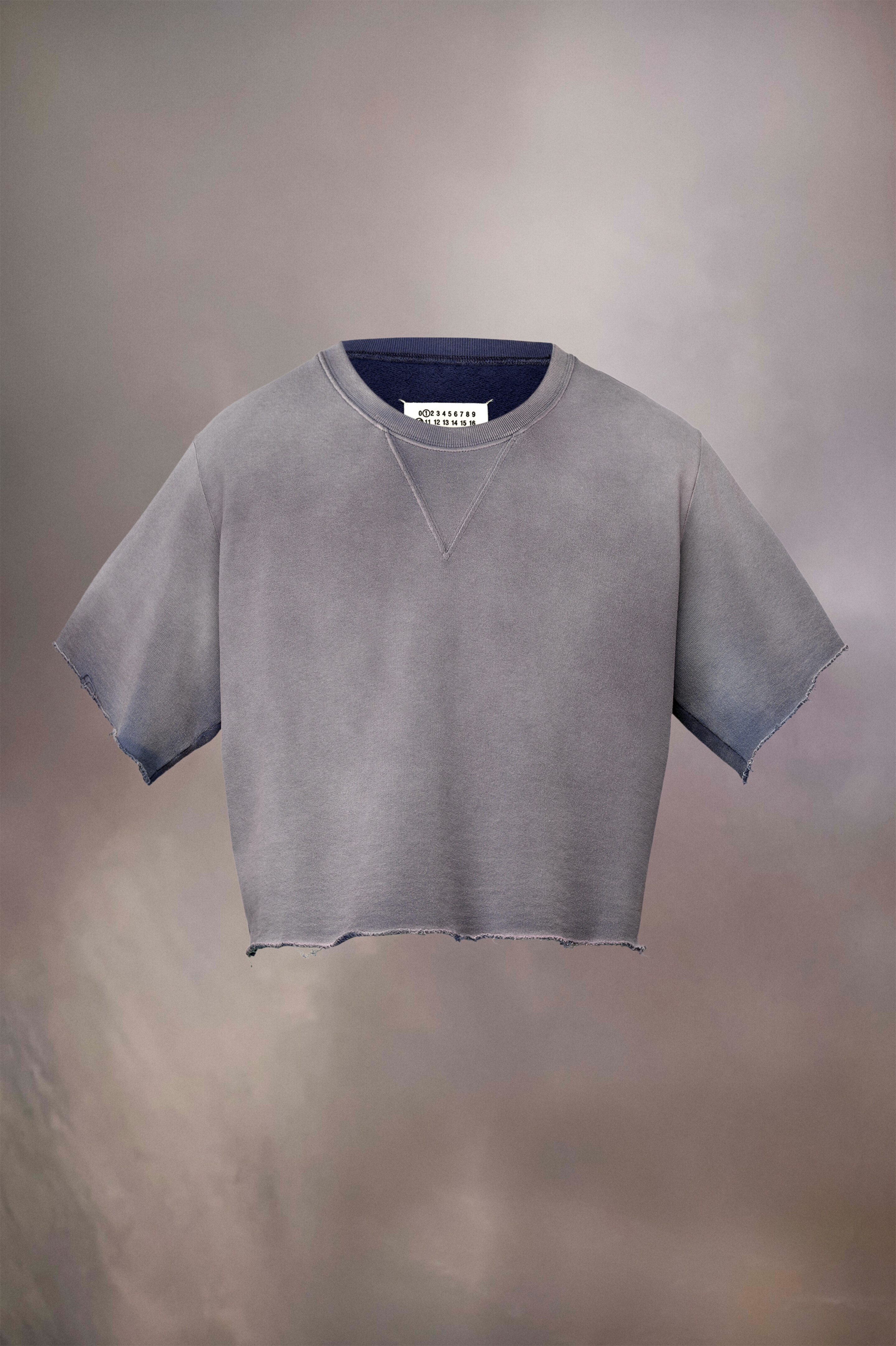 Organic cotton short-sleeve sweatshirt - 1