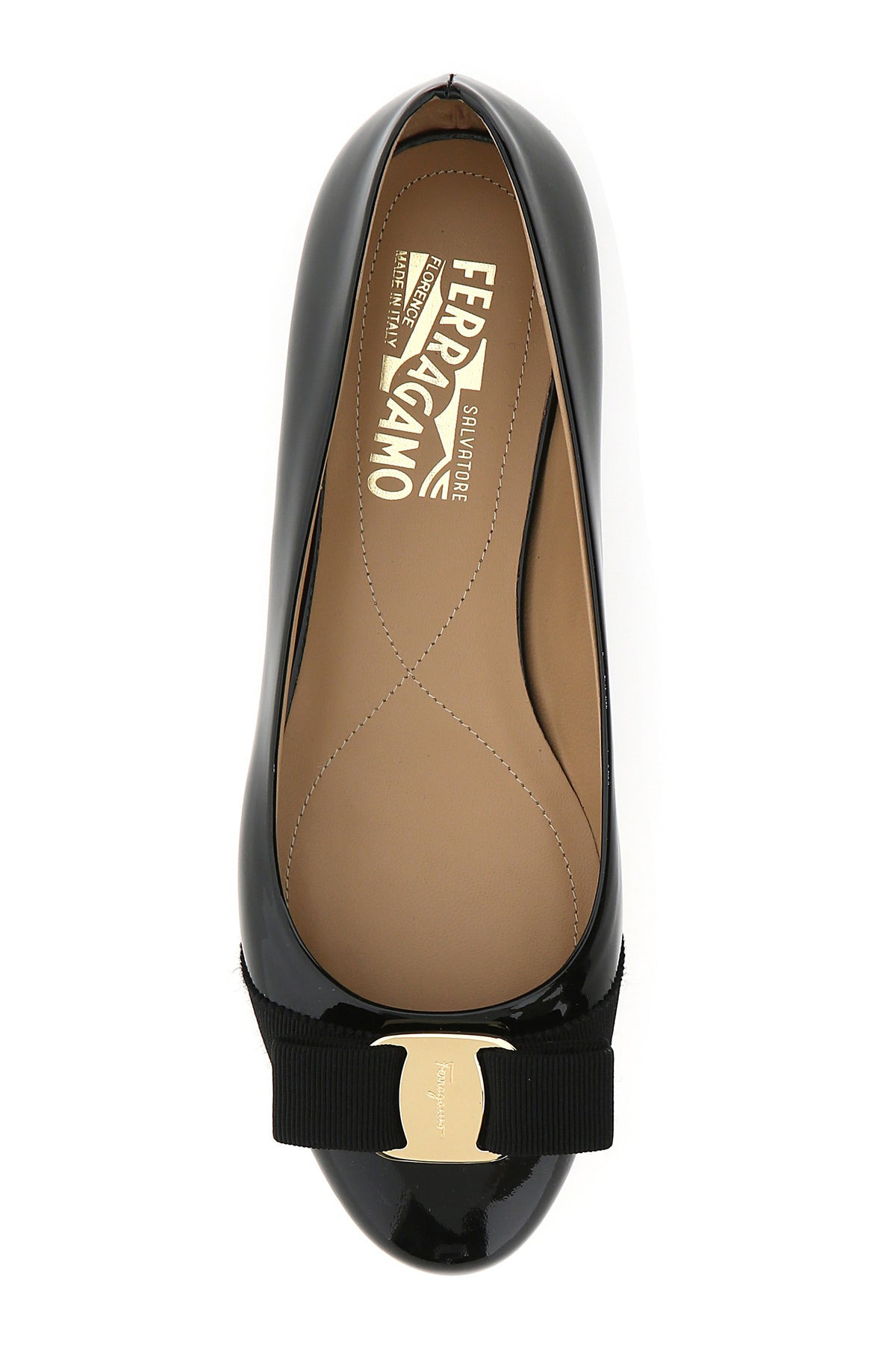 Black leather Varina ballerinas - 4