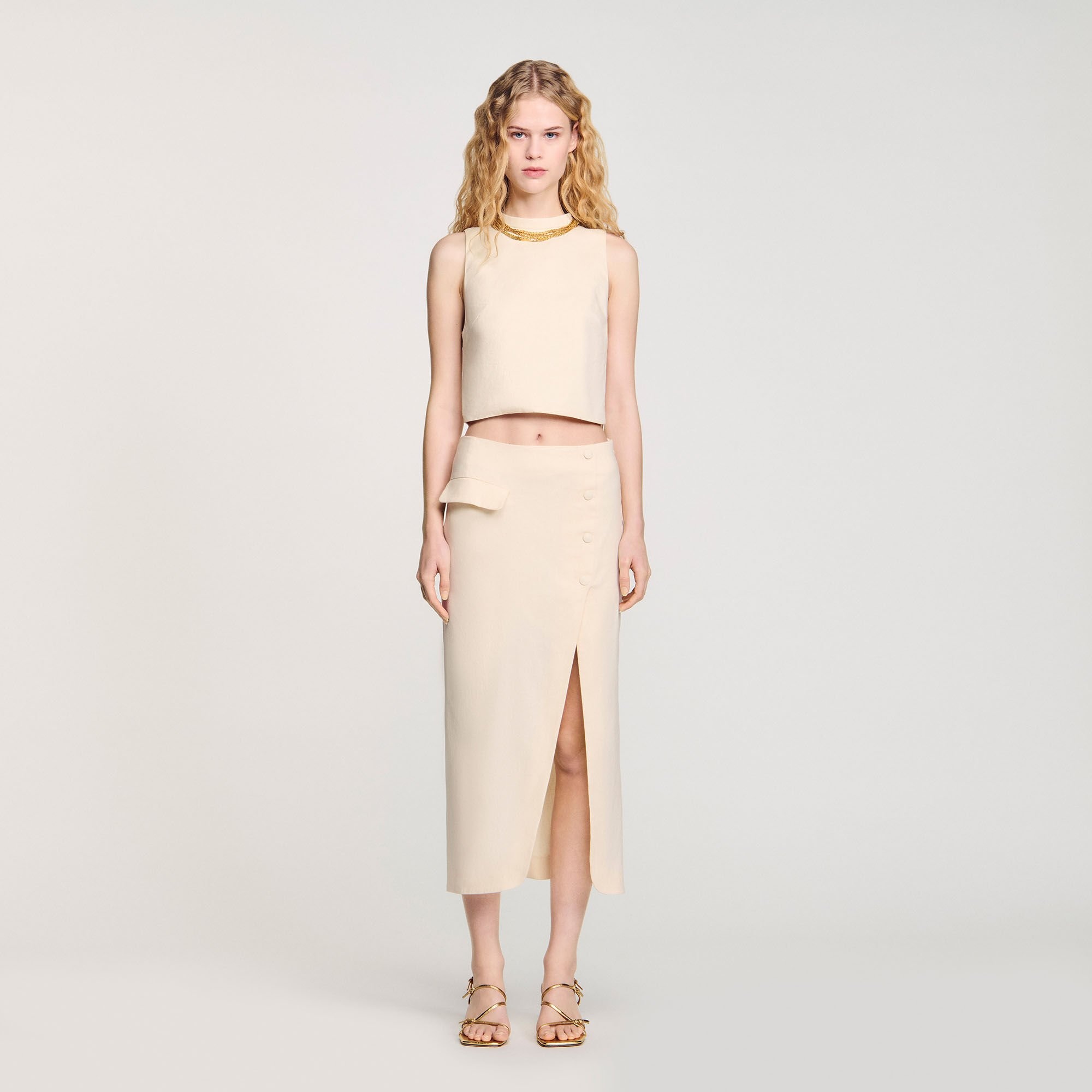 MAXI SLIT SKIRT - 2