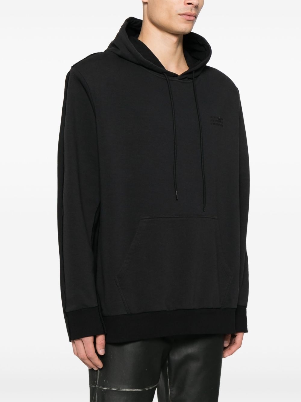 numbers-motif hoodie - 3