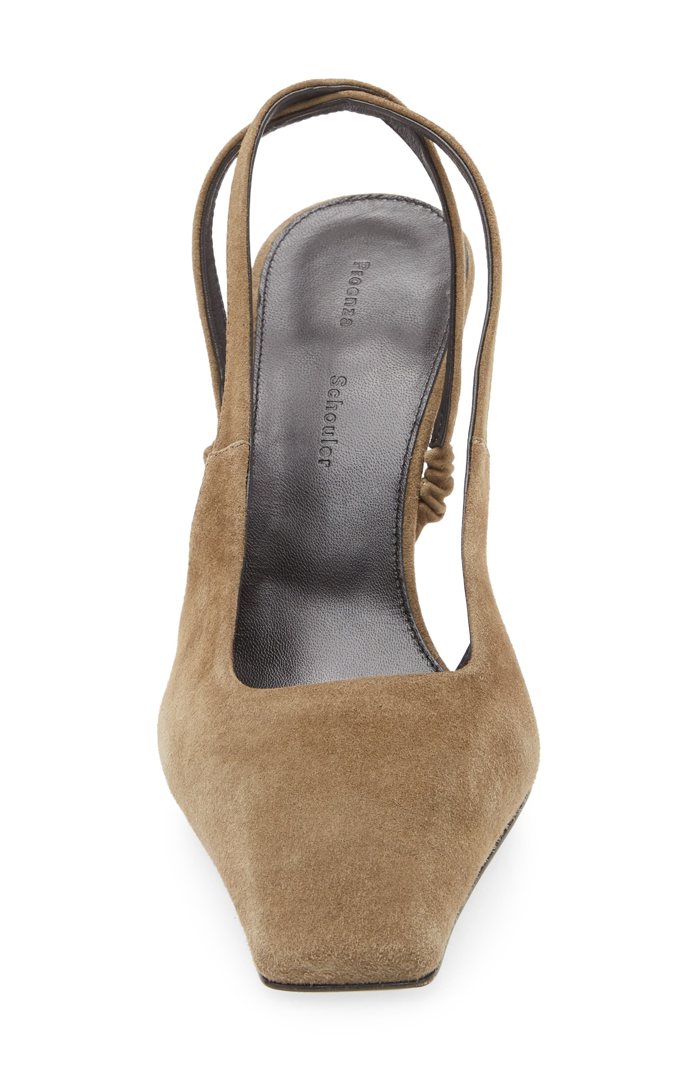 Proenza Schouler Trap Crossover Slingback Pump in Moss at Nordstrom - 4