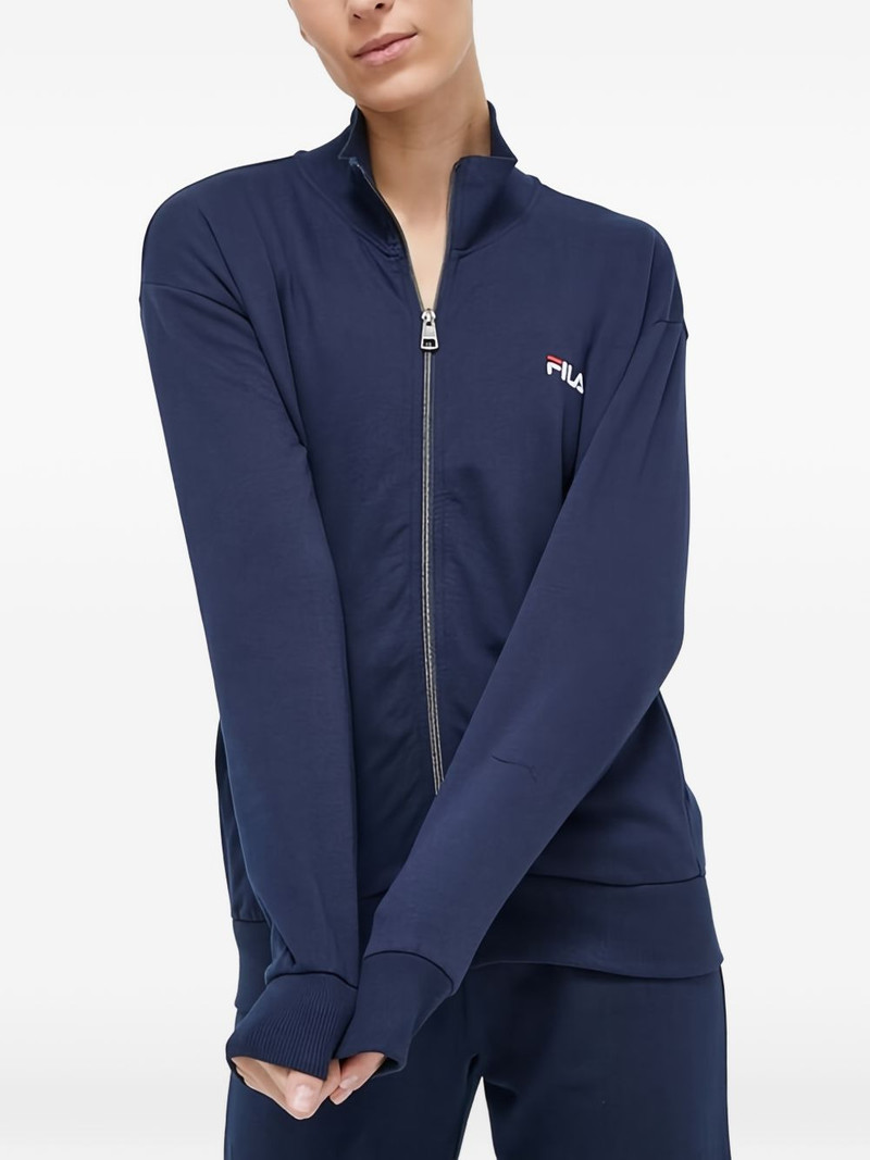 embroidered-logo zip-up tracksuit 3