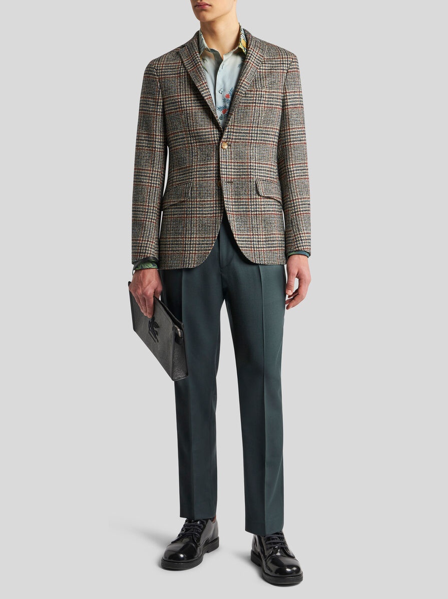 WOOL TROUSERS WITH PLEATS - 4