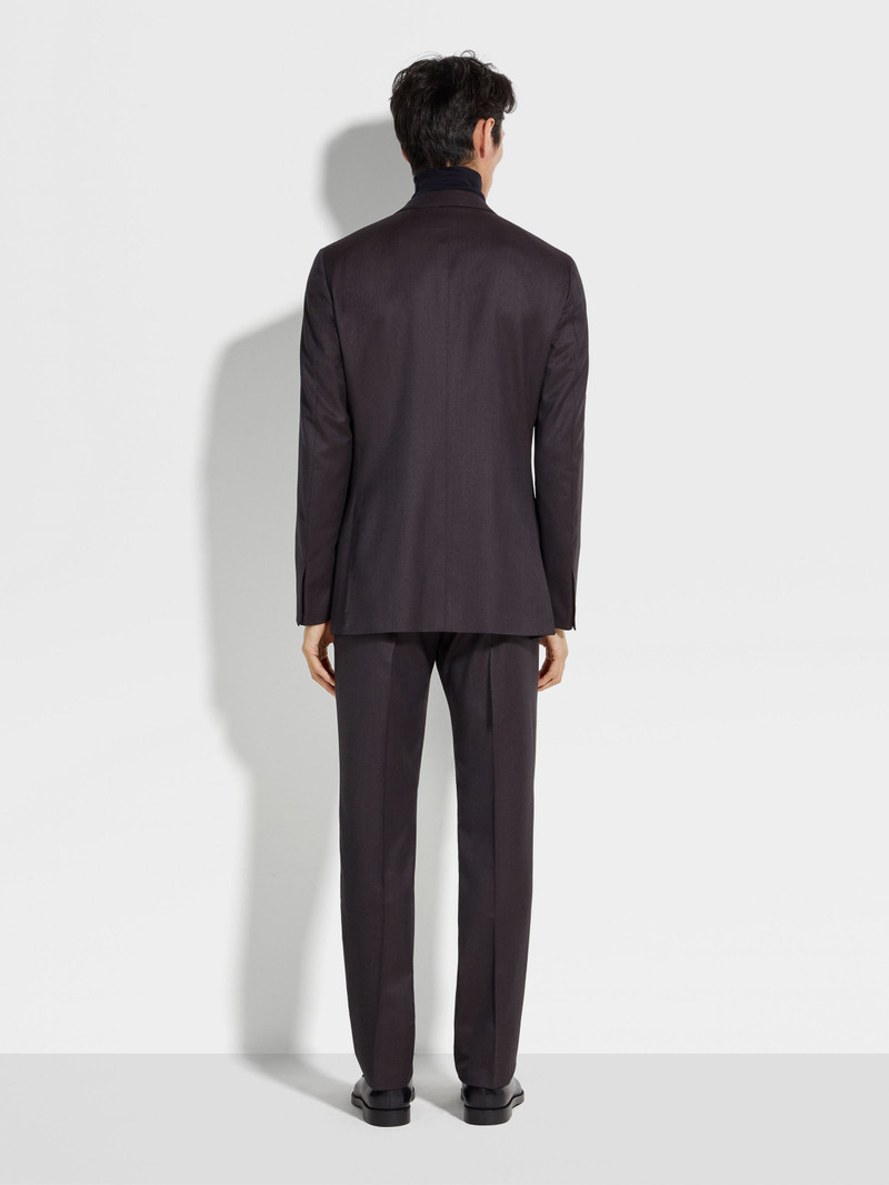 DARK PURPLE CENTOVENTIMILA WOOL SUIT 4