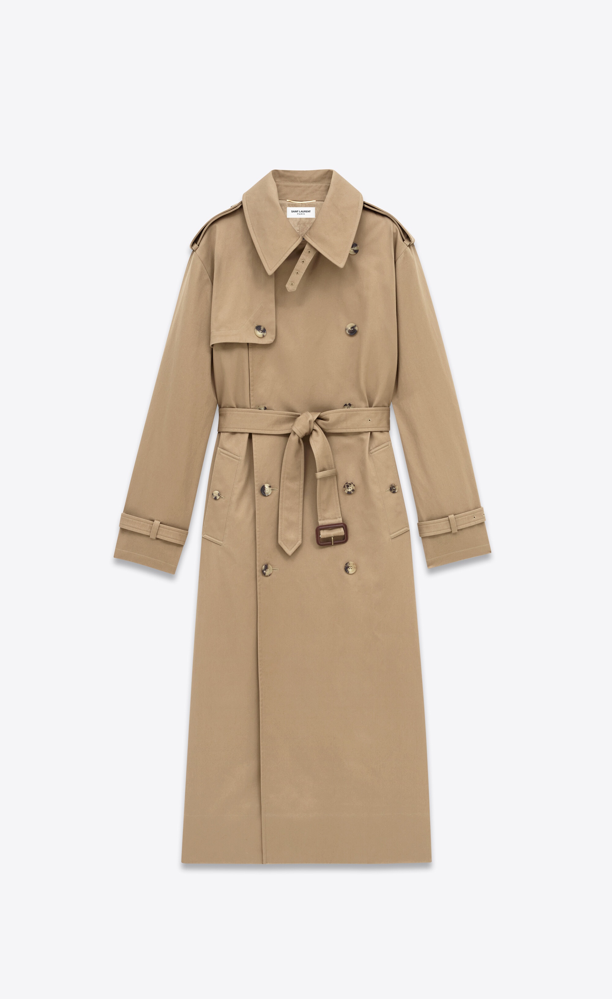 trench coat in cotton serge - 2