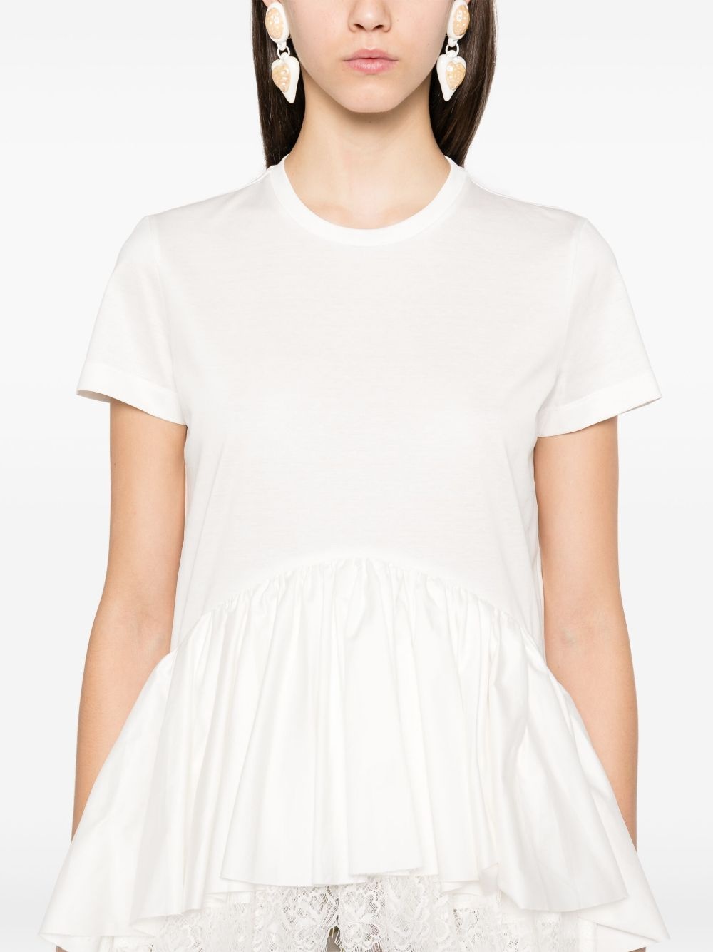 ruffled T-shirt - 5