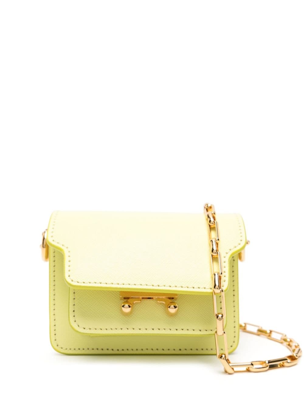 Trunk leather mini bag - 1