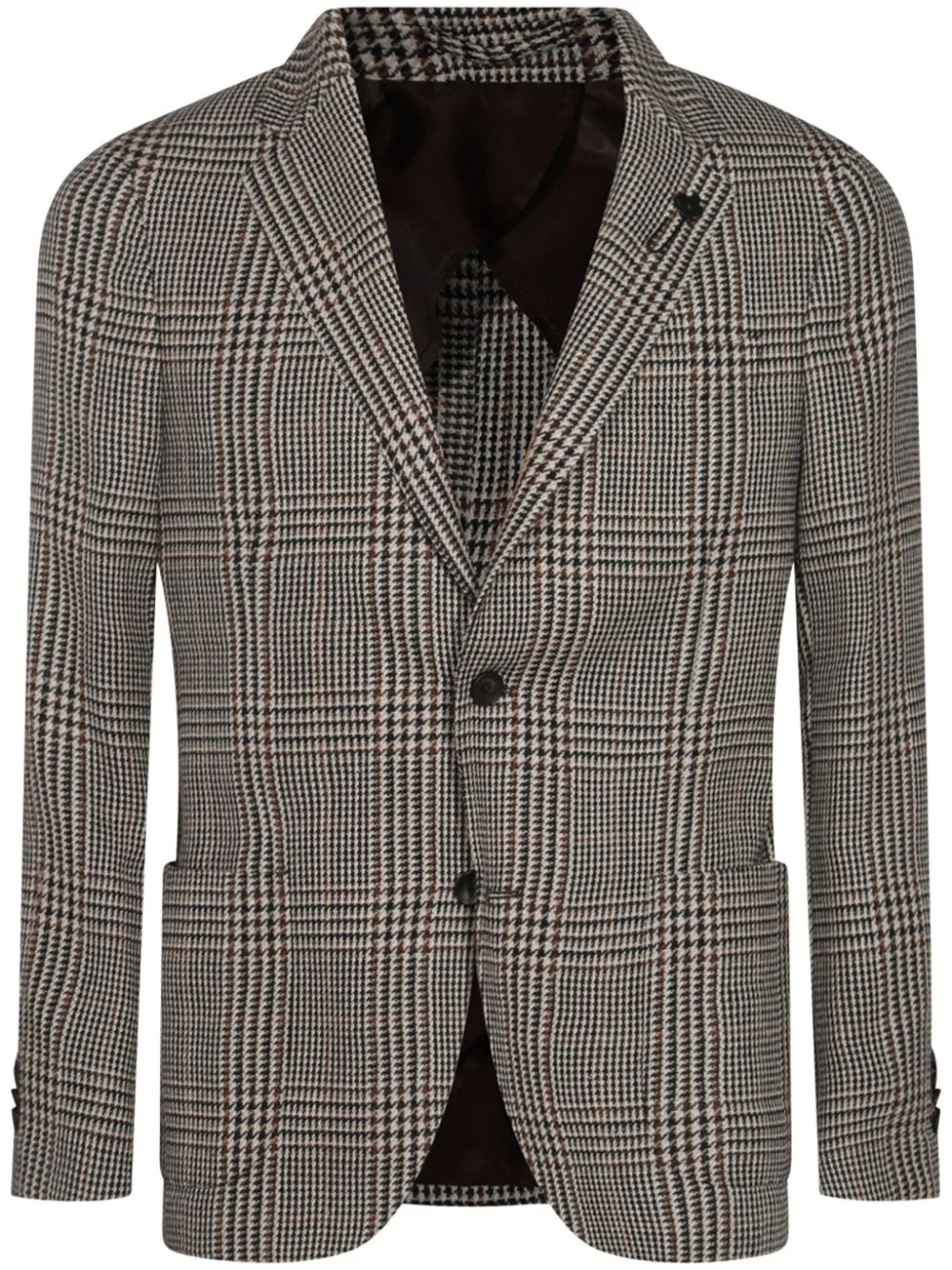 check-pattern blazer - 1