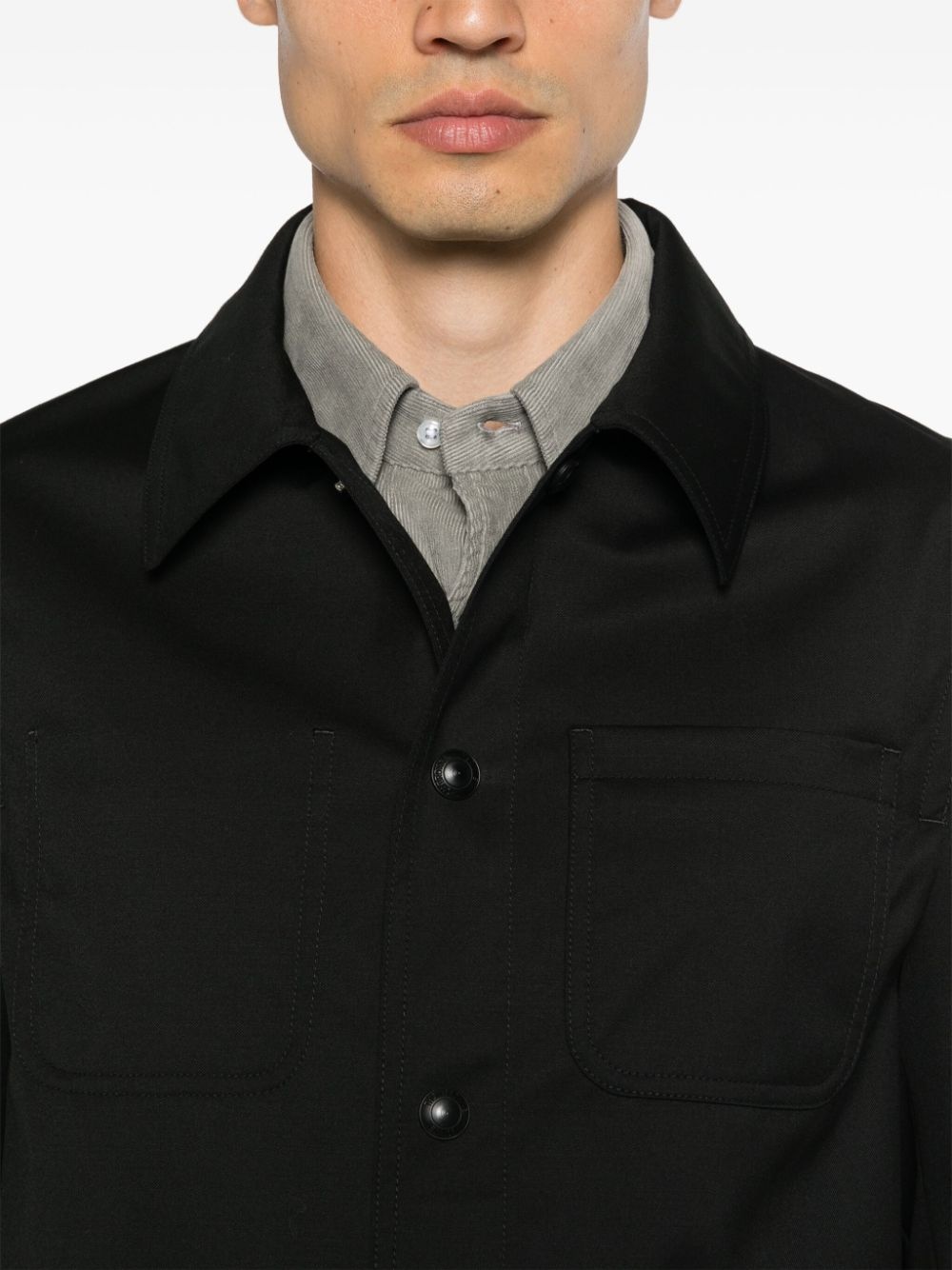 wool shirt jacket - 5