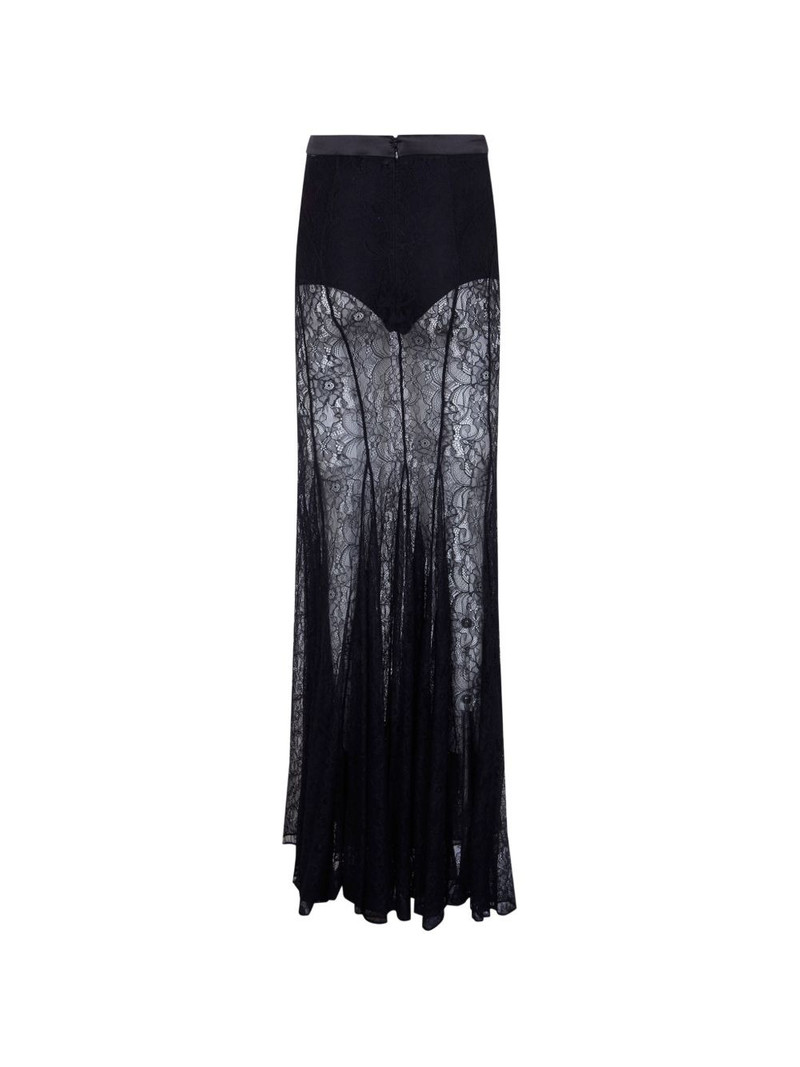ELISABETTA FRANCHI lace maxi skirt outlook