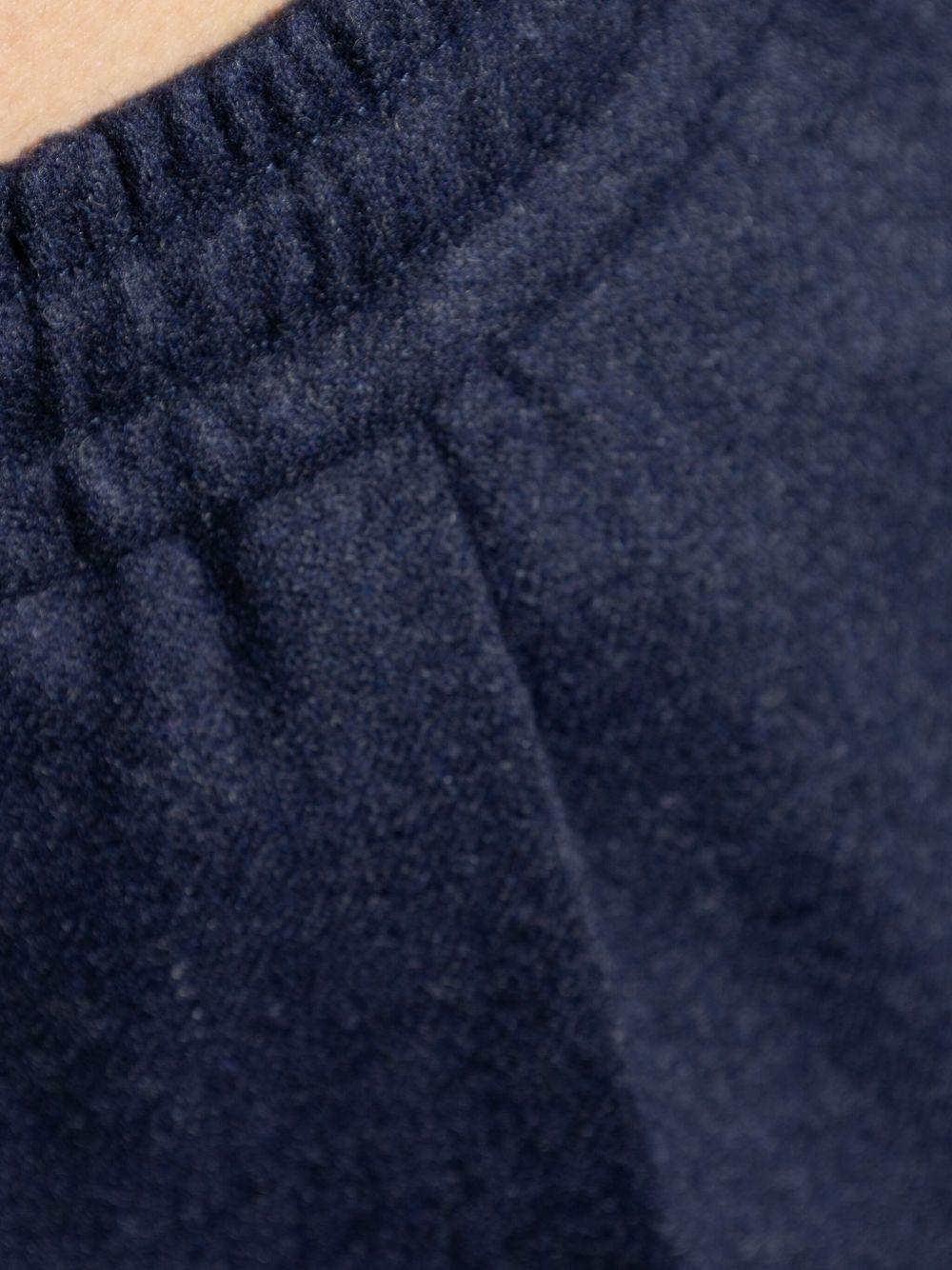 wool blend straight-leg trousers - 5