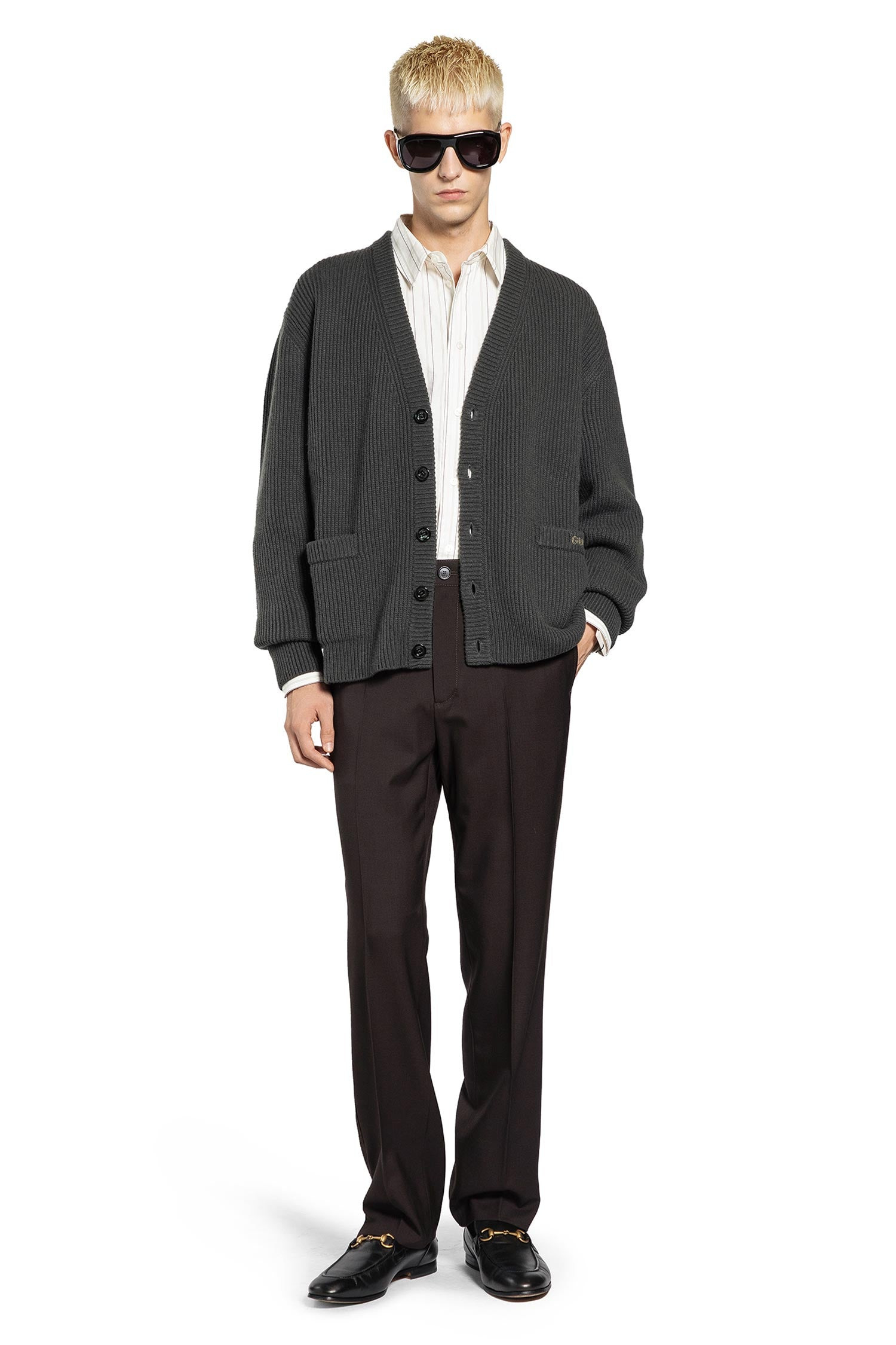 Gucci Man Grey Knitwear - 5