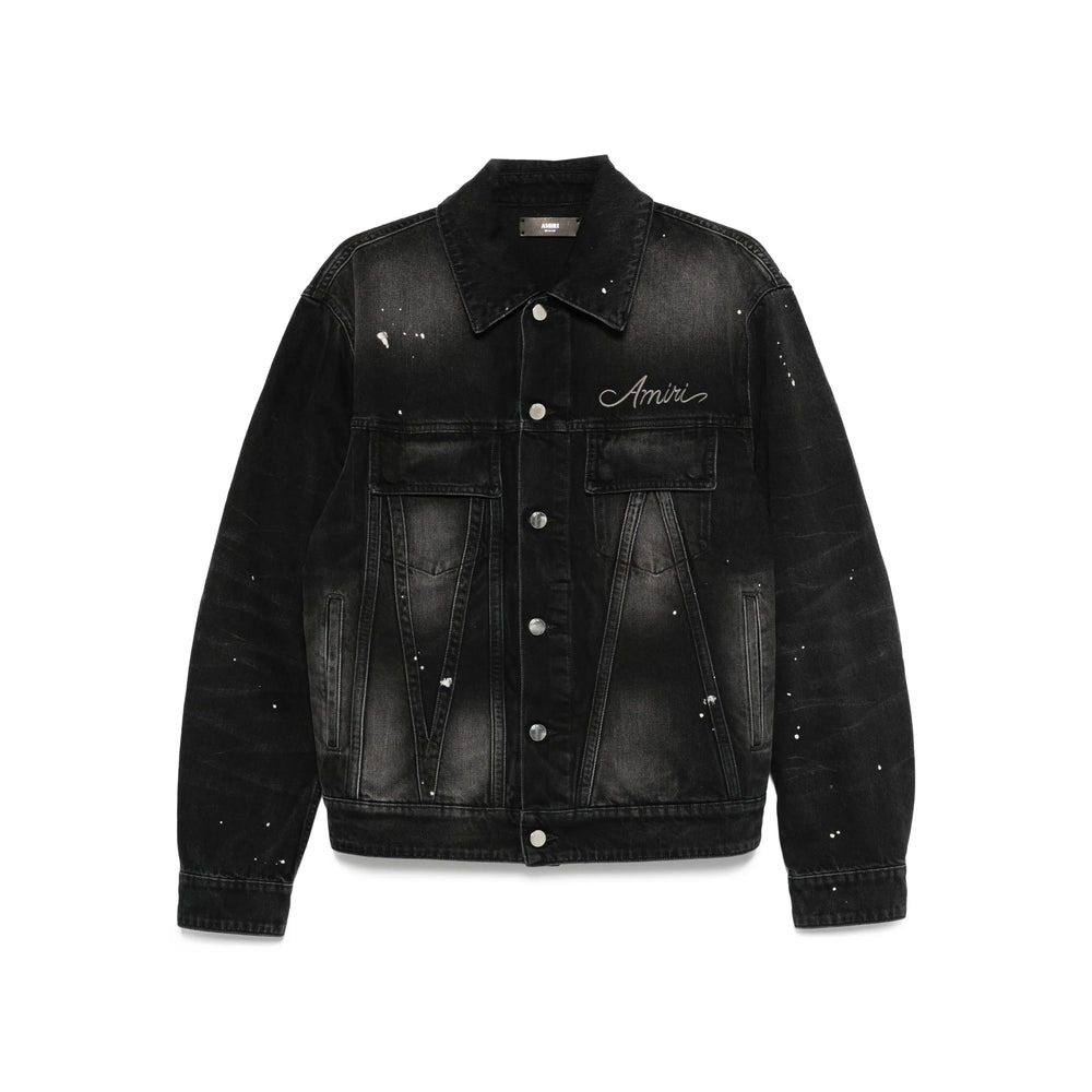 Amiri Black Jackets - Denim Jackets Men - 1