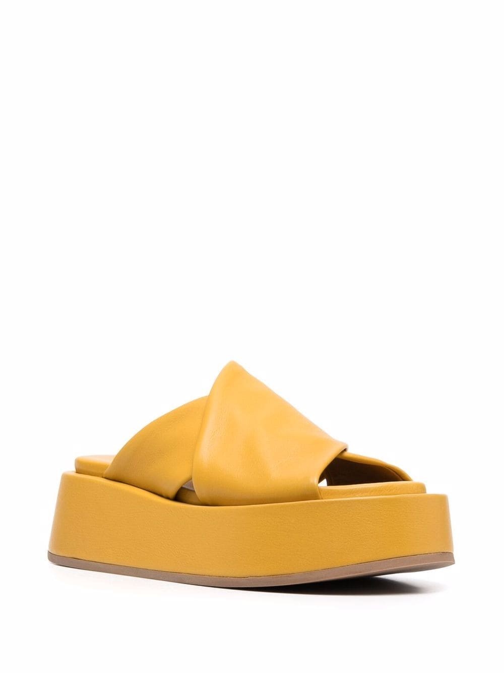 crossover-strap platform sandals - 2