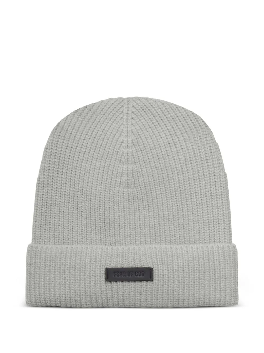 RIBBED WOOL BEANIE - 1