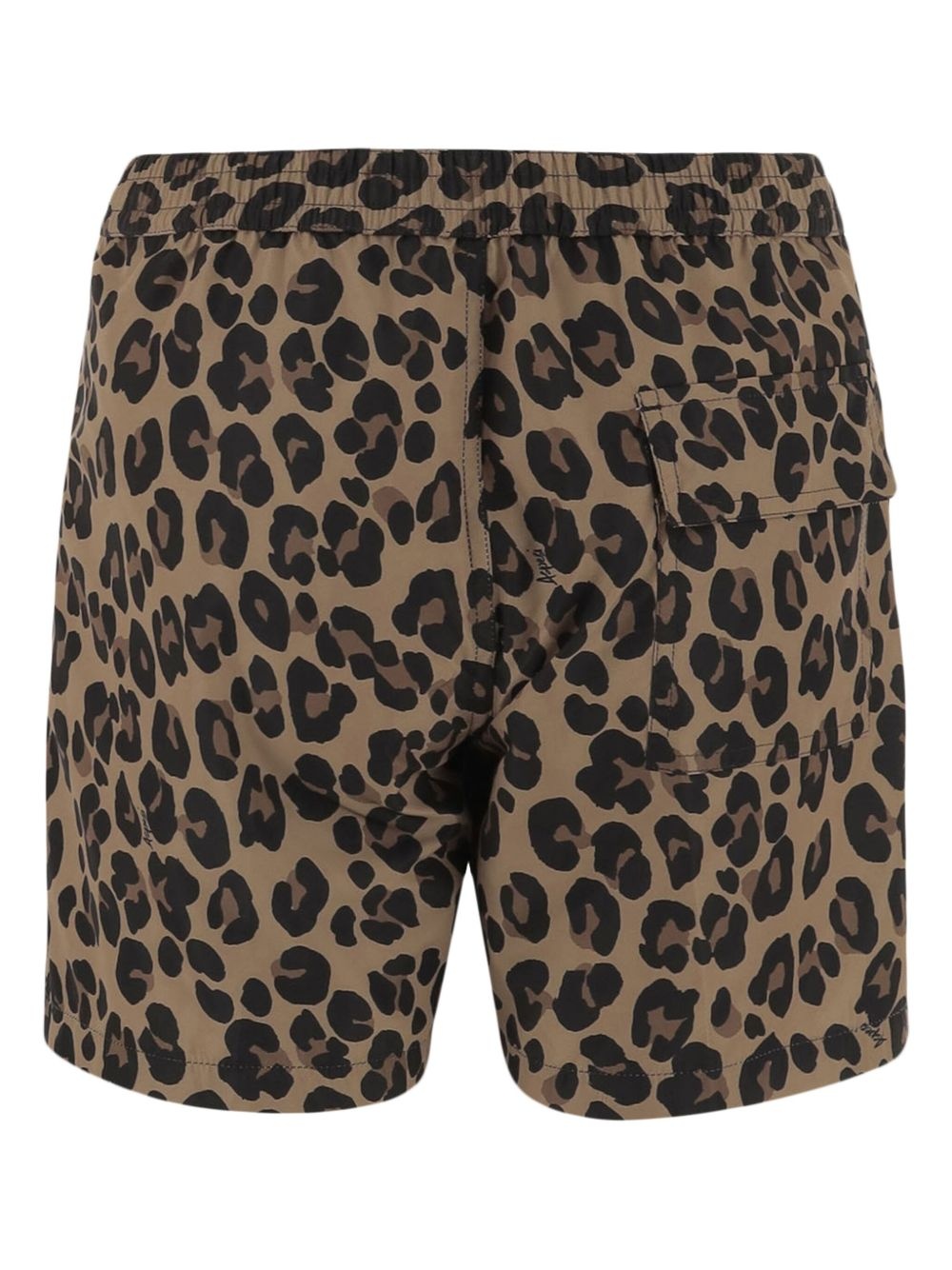 leopard-print shorts - 2