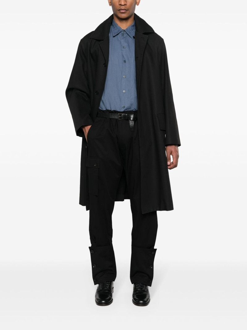 Yohji Yamamoto long-sleeves buttoned shirt outlook