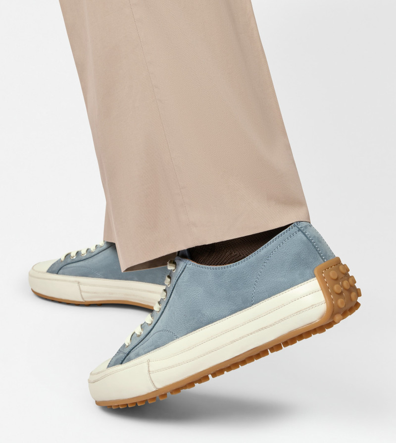 Tod's SNEAKERS IN NUBUCK - LIGHT BLUE outlook