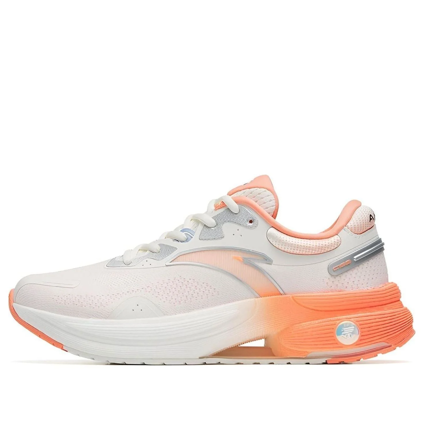 (WMNS) ANTA C100 Low 'White Orange Silver' 122245586-1 - 1