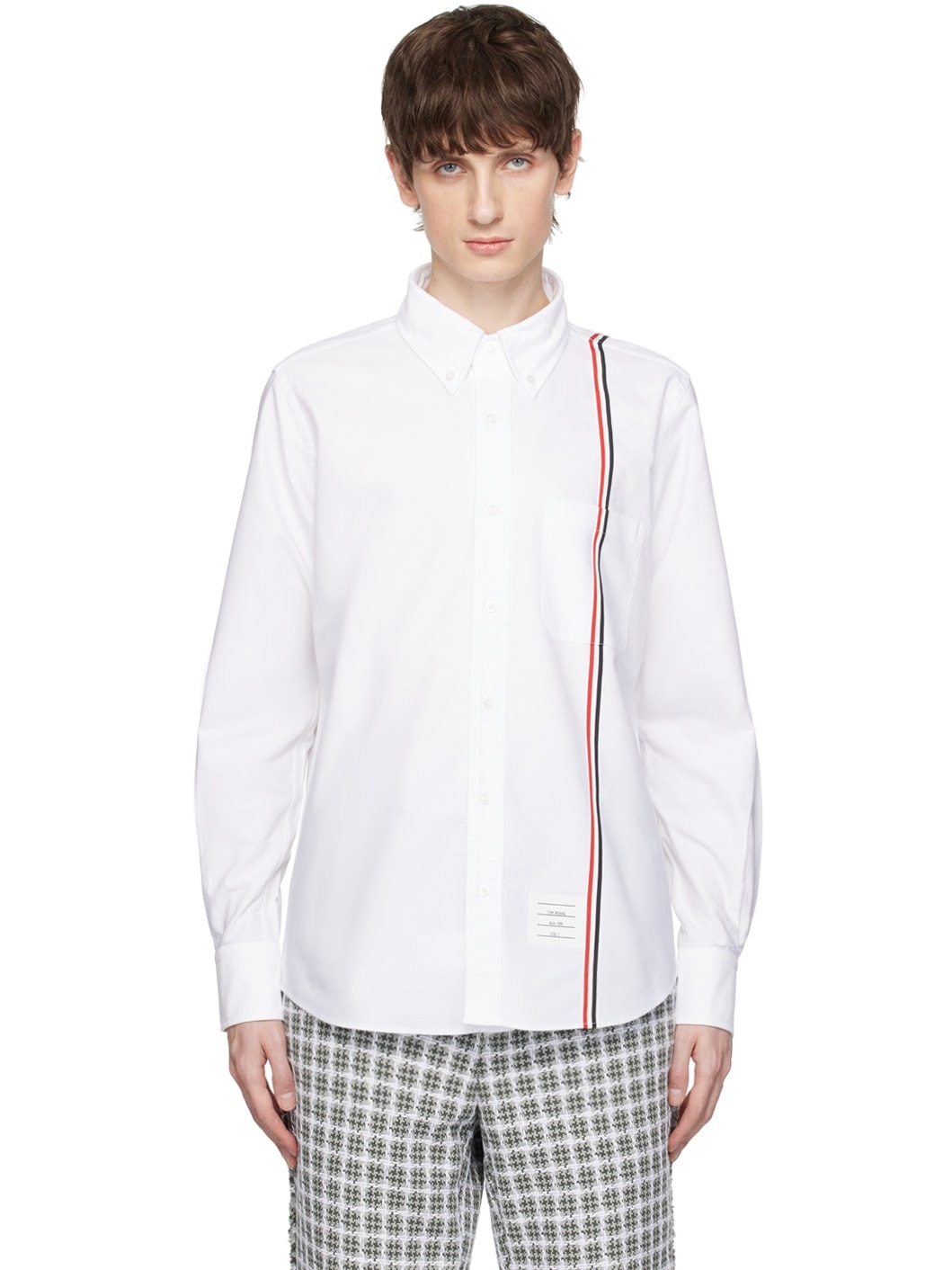 White Stripe Shirt - 1