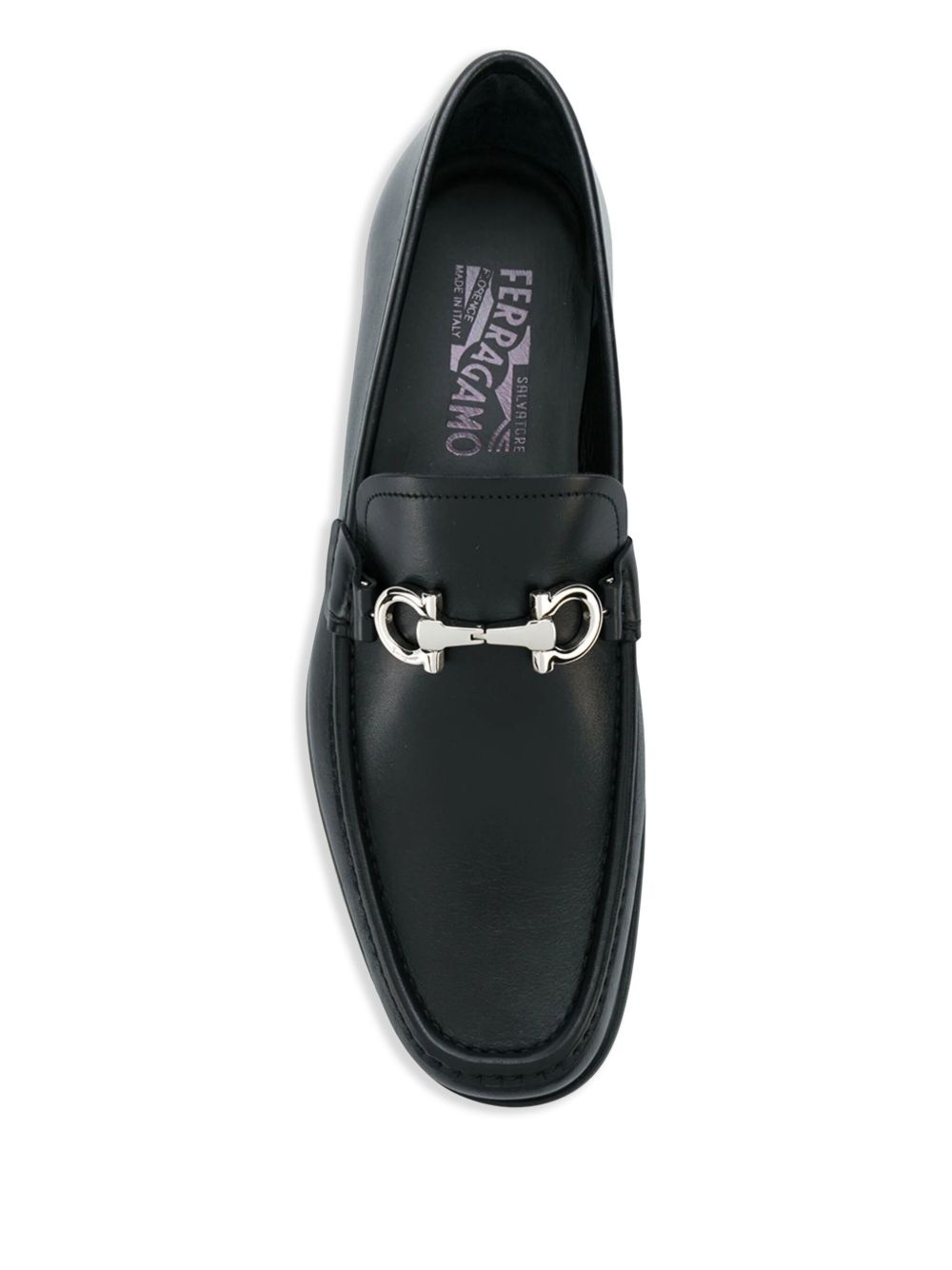 Gancini-plaque loafers - 4