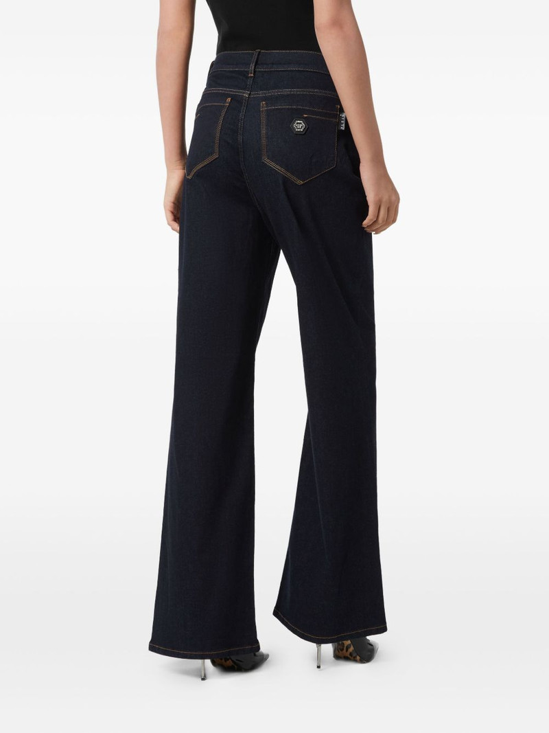 logo-plaque jeans 3