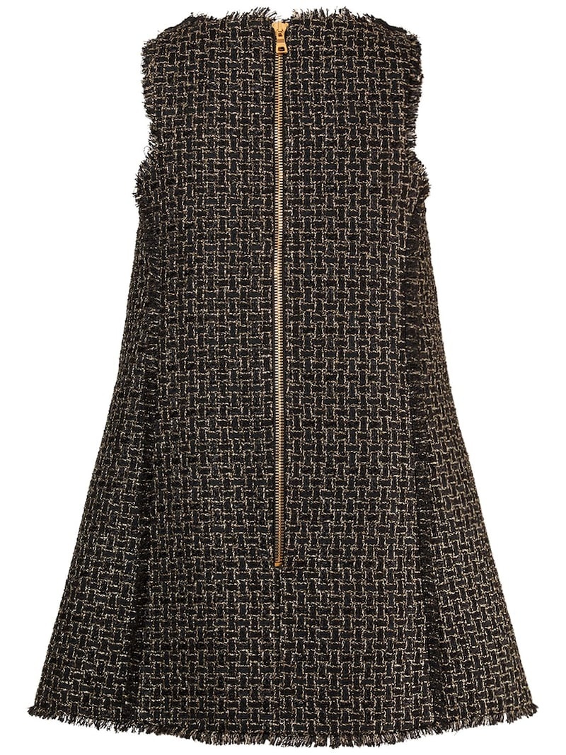 Tweed lurex mini dress - 5