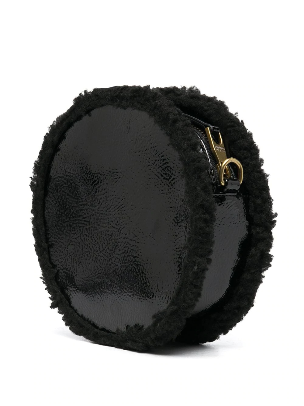 faux-fur trim bag - 3