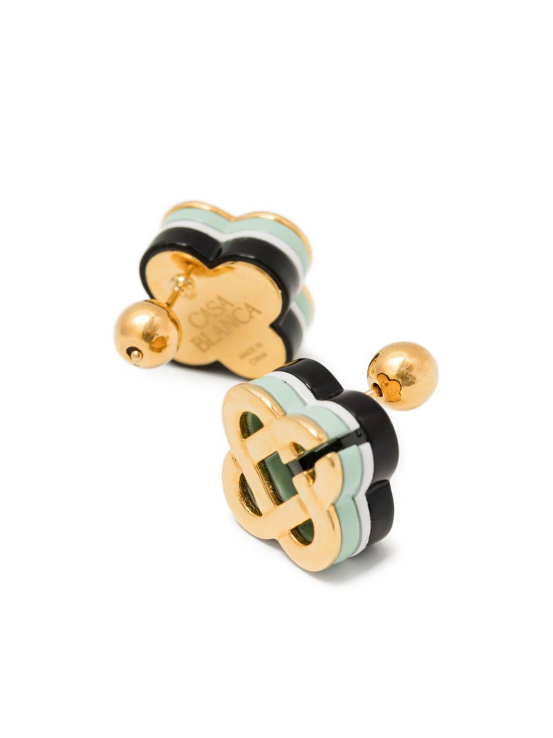 CASABLANCA Hiking stacked earrings outlook