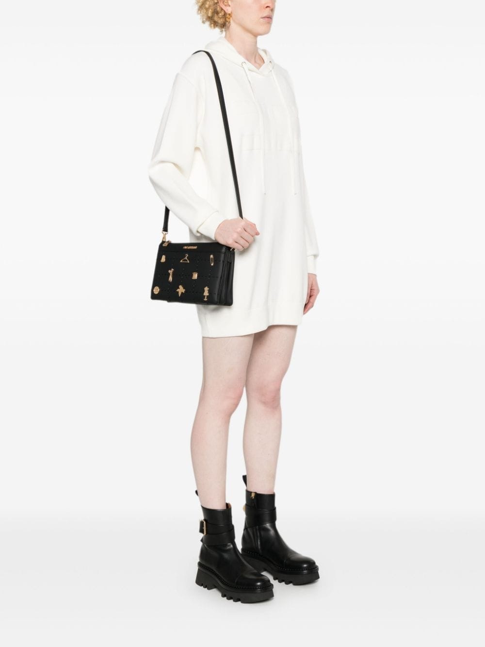 logo-lettering crossbody bag - 2