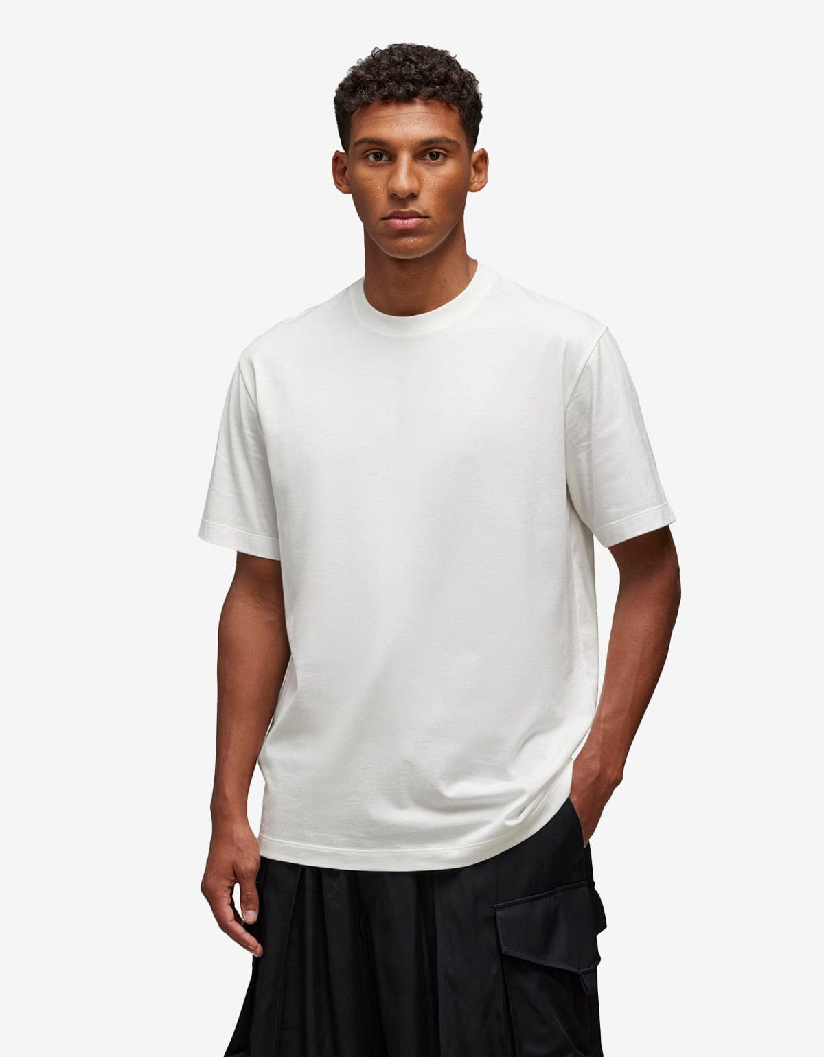 Y-3 White Graphic Print T-Shirt - 4