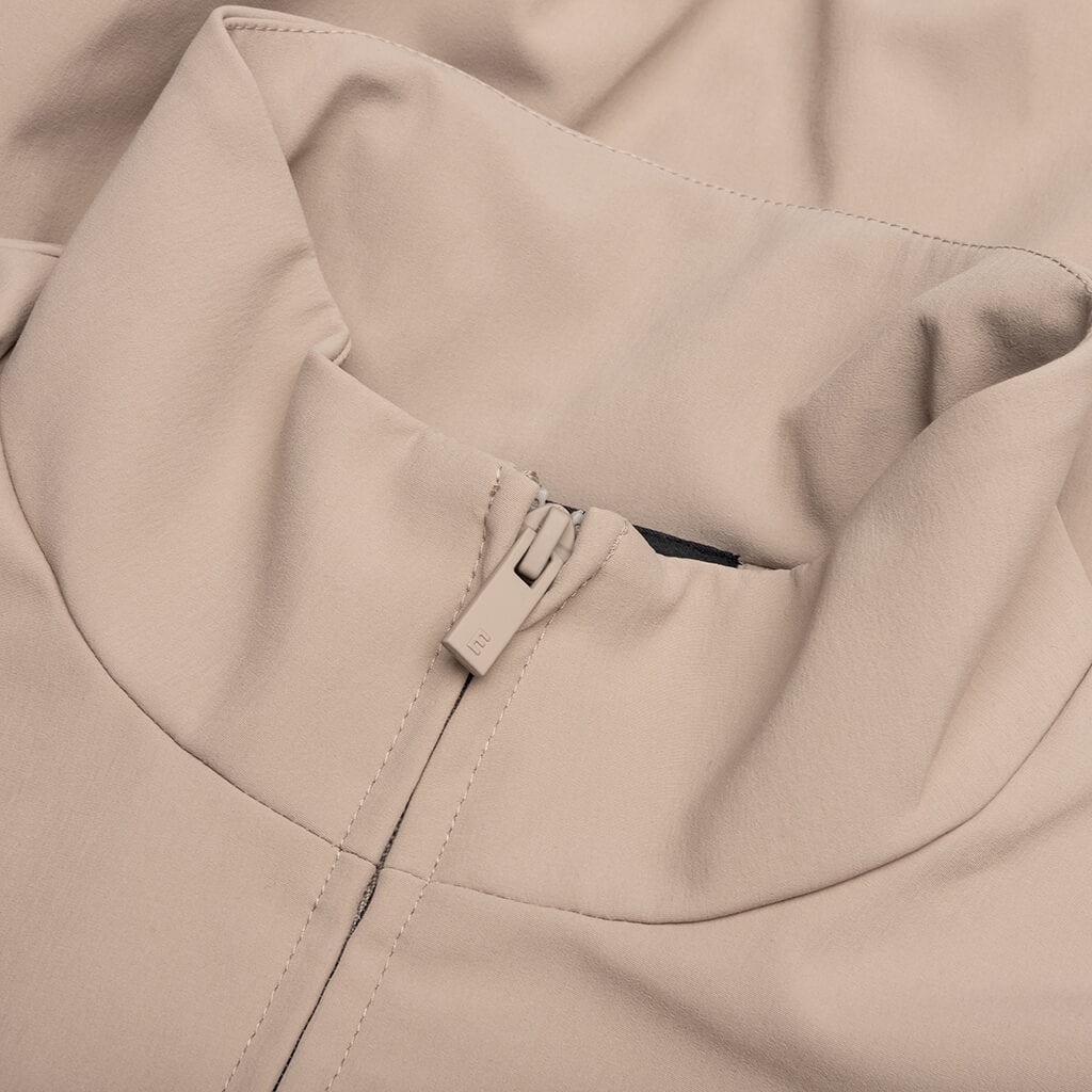BONDED NYLON BOMBER JACKET - DESERT SAND - 5